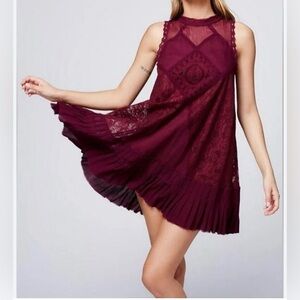Free People Angel Lace Mini Dress size S